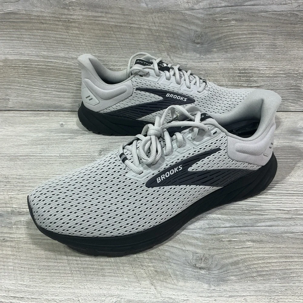 Brooks Anthem 6 Mens Running Shoes Sneakers Grey Black 1104141D085 Size 15 D